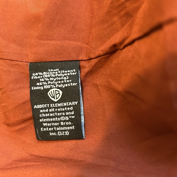 Abbott Elementary Rust Colored Corduroy jacket Size 1XLT. - Picture 5 of 6